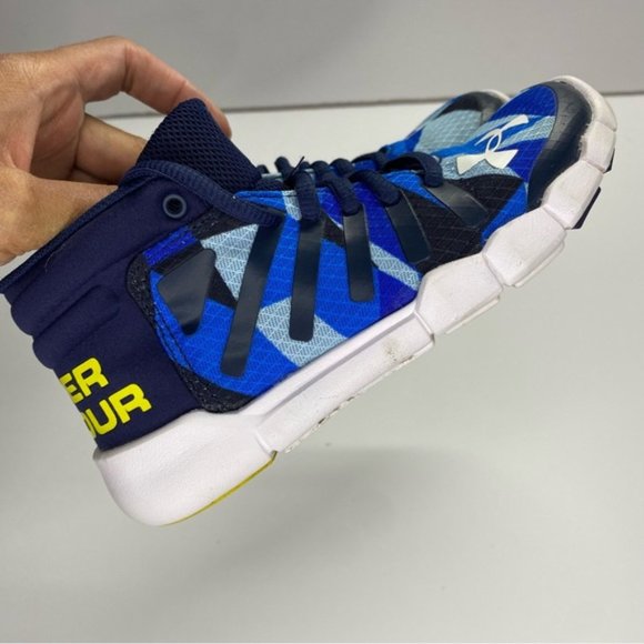 Under Armour Kids Blue B65 X Level Sneaker Shoes Size 12US - Picture 11 of 11